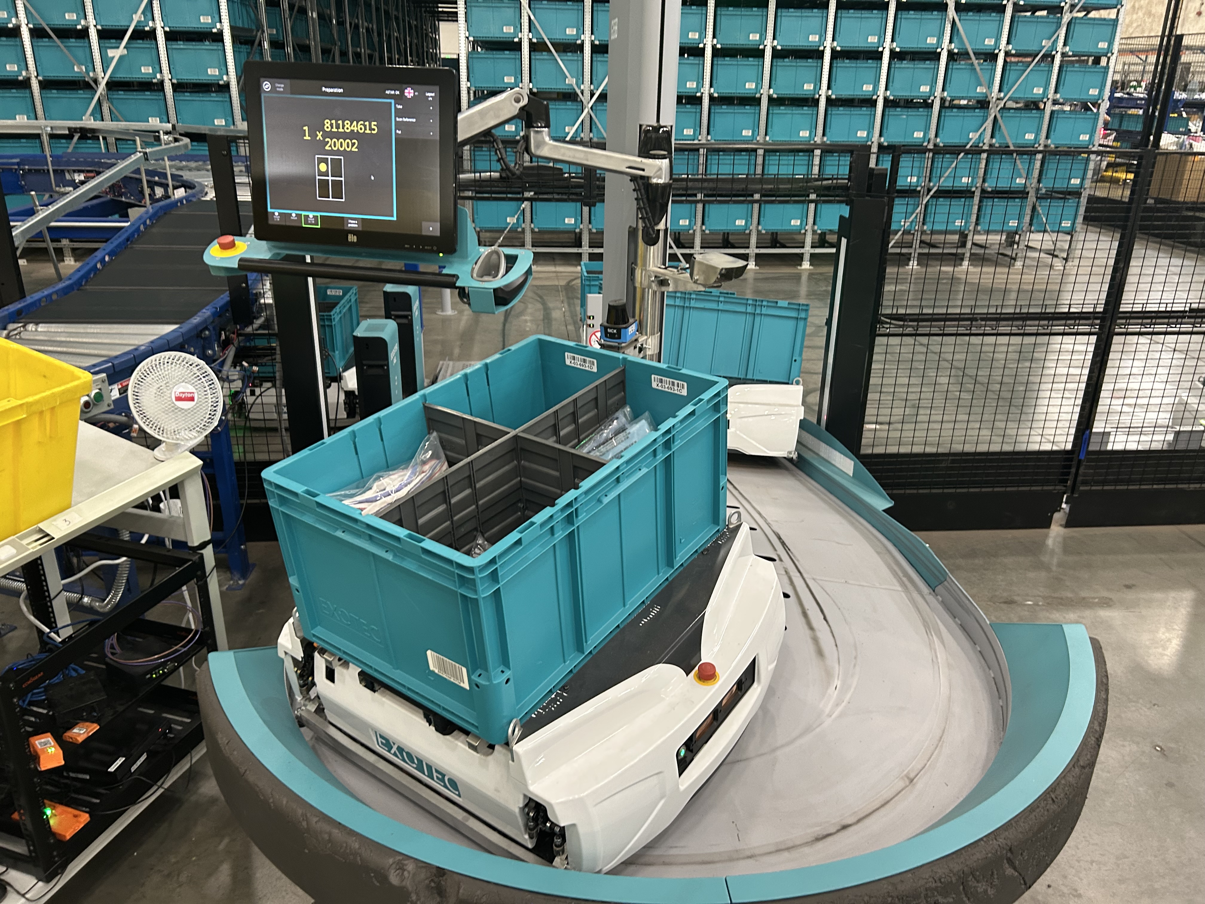 Gap Inc. Exotec robotics system